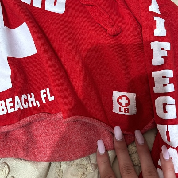 Lifeguard Cropped Sweatshirt - Picture 2 of 3